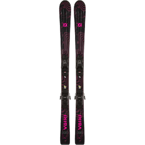 Volkl - JoeVOLKL RTM JR-120 スキー板&amp;ブーツ 2024 Volkl Revolt JR Hopper Junior Skis with SpeedMachine J